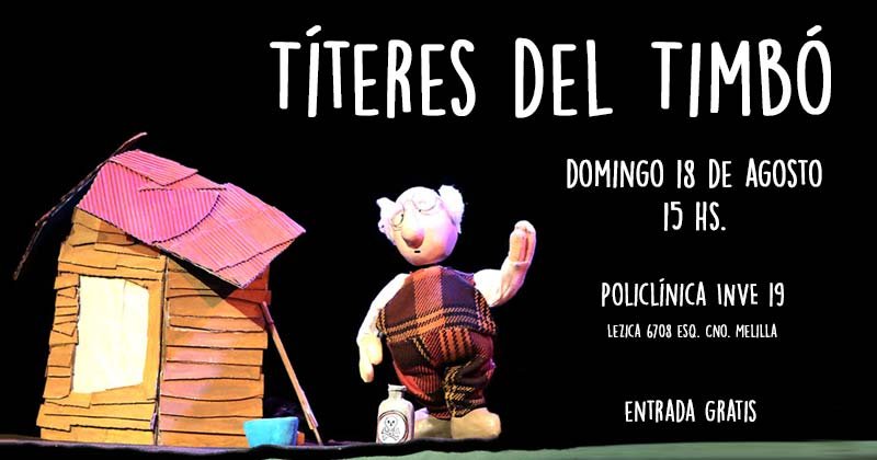 títeres del timbó en la policlínica IVE