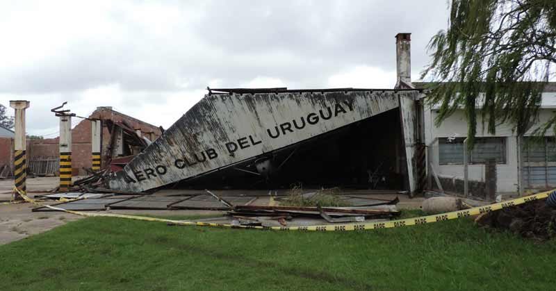 voladura de techo en aviacion