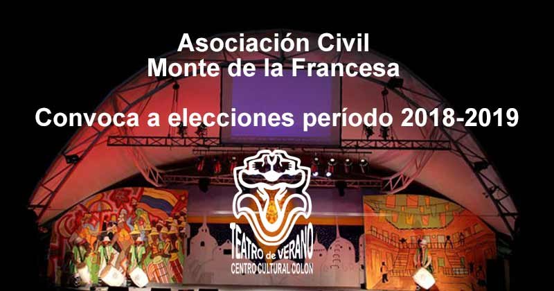 elecciones teatro de verano colon