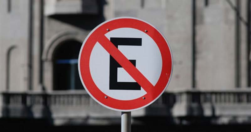 prohibido estacionar