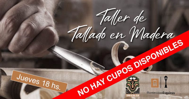 taller tallado en madera no hay cupo 2020