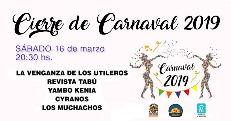 cierre de carnaval 2019 2