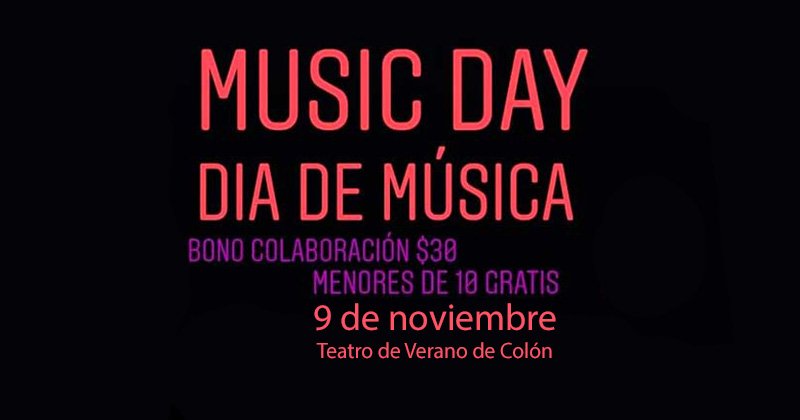 día de la musica teatro de verano