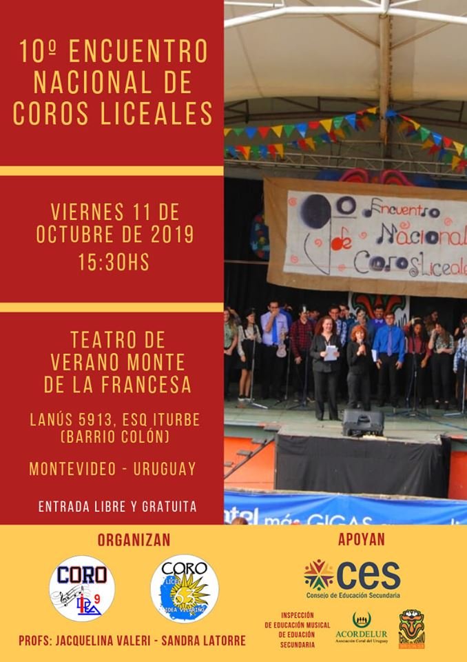 encuentro nacional de coros afiche