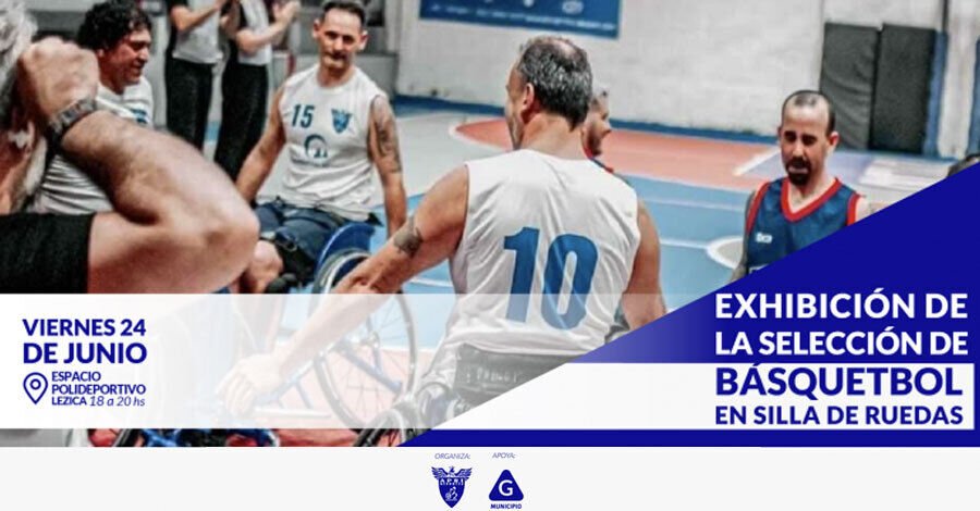 Exhibición de la selección de Básquetbol en silla de ruedas 
