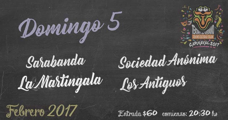 pizarron carnaval Febrero 5