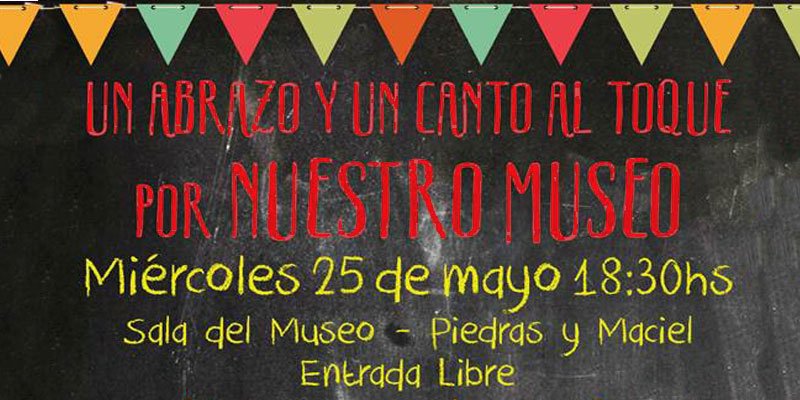 un abrazo y un canto al toque por nuestro museo