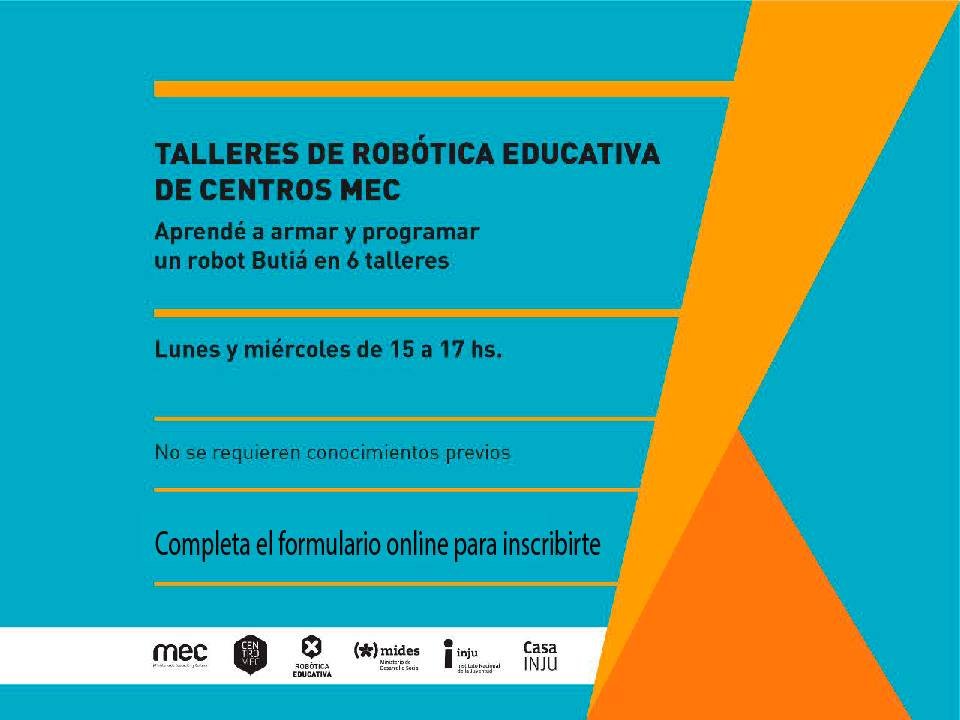 taller de robotica afiche