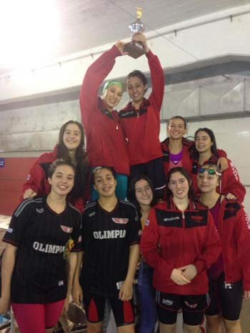 2016 NACIONAL PILETA CORTA Olimpia Campeon DAMAS