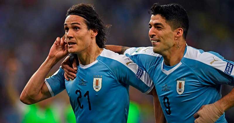 Cavani gol ante chile por copa america 2019 foto AFP