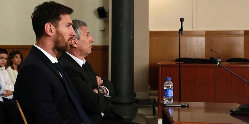messi condenado a 21 meses de prision