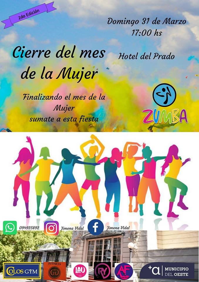 cierre mes de la mujer afiche
