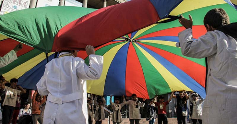 juegos en la explanada