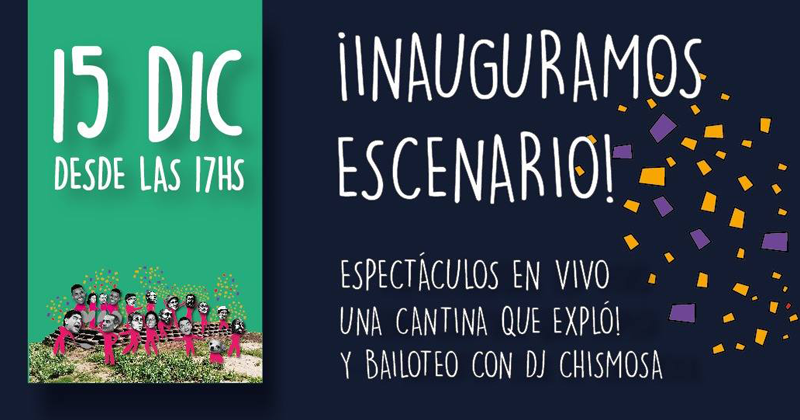 inauguracion de escenario macanudos