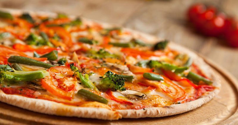 pizza de verduras