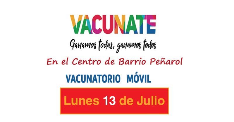 vacunatorio movil 13 de julio 2020