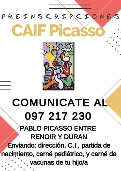 afiche caif picasso 2019