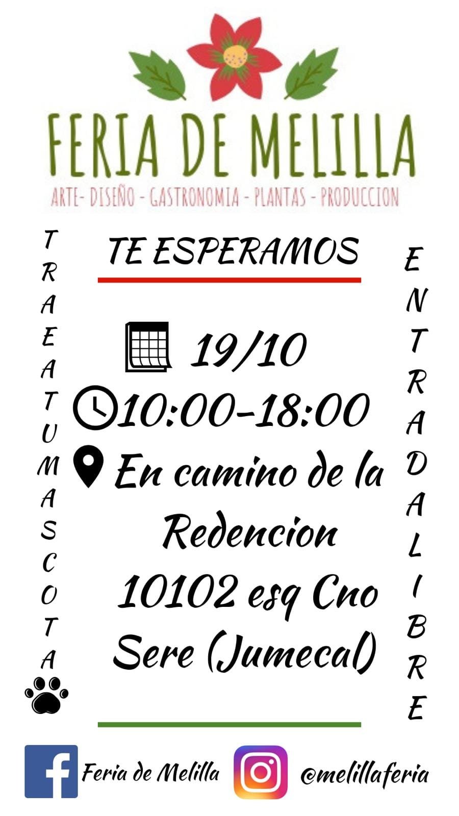 afiche feria de melilla octubre 2019