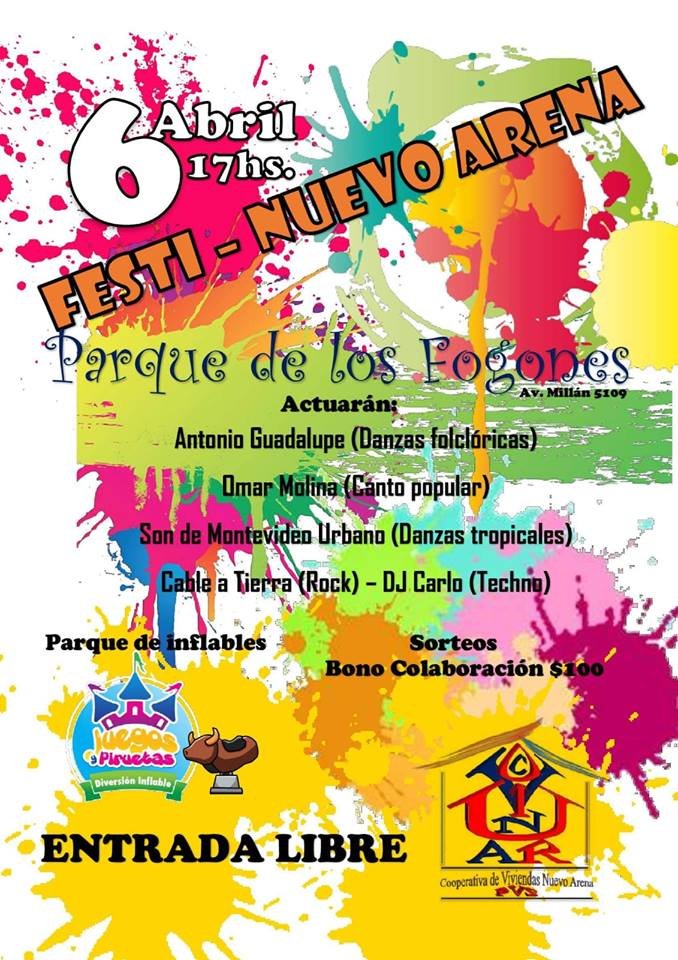 afiche festival nuevo arena