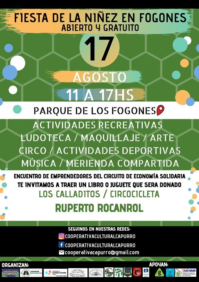 afiche fiesta de la ninez 2019