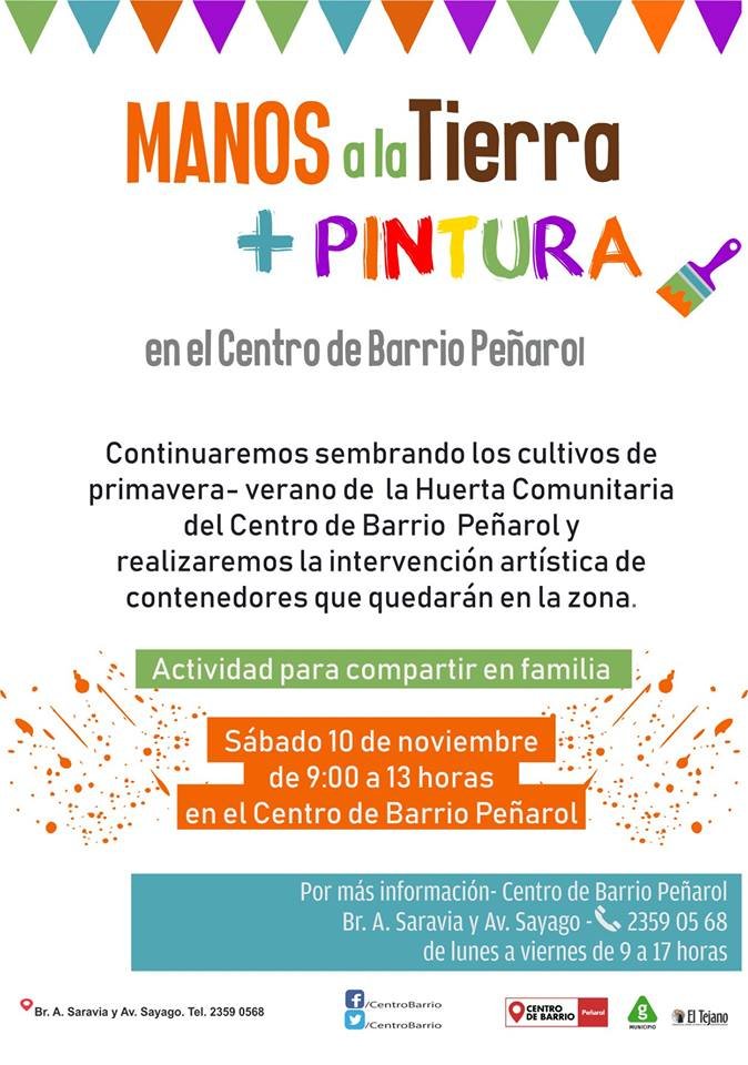 afiche manos a la tierra