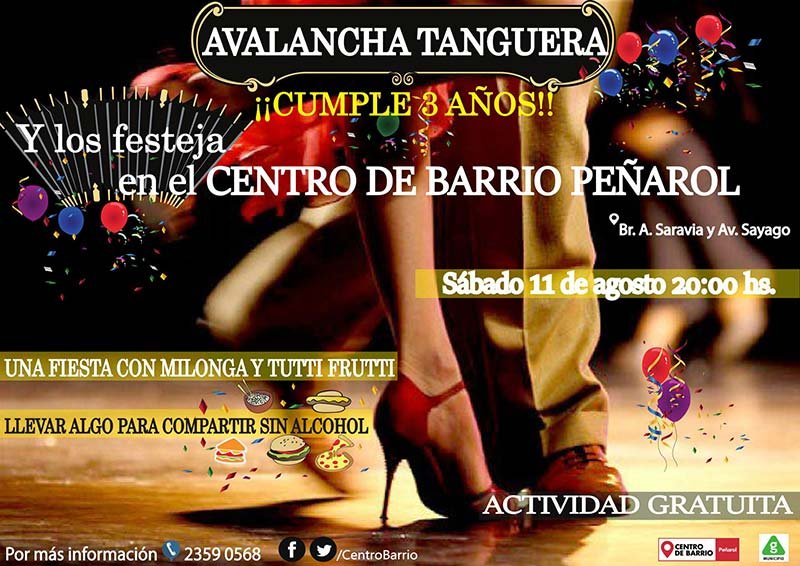 avalancha tanguera afiche