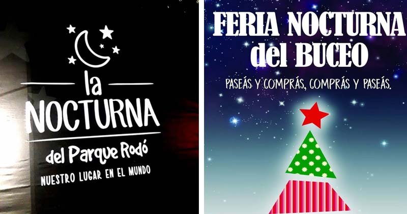 feria nocturna de parque roddo y buceo