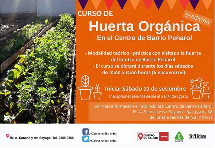 huerta organica afiche