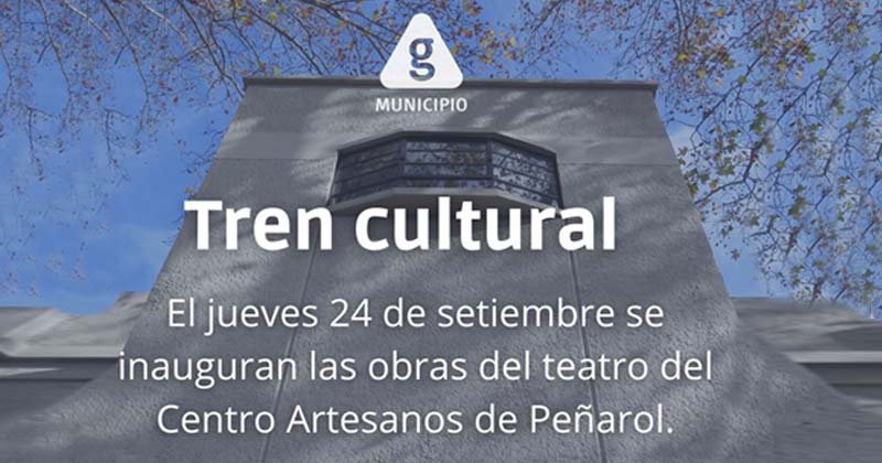 inauguracion del teatro del barrio penarol 2020