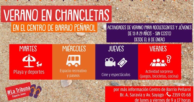 verano en chancletas en el centro