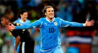 DIEGO FORLAN Sudáfrica 2010 balon de oro