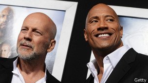 bruce willis dwayne johnson calvos getty