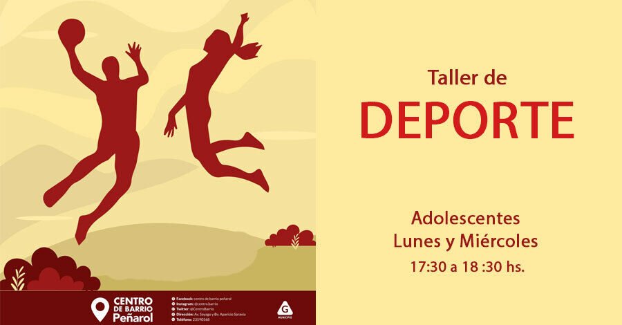 Taller de Deporte en el Centro de Barrio Peñarol