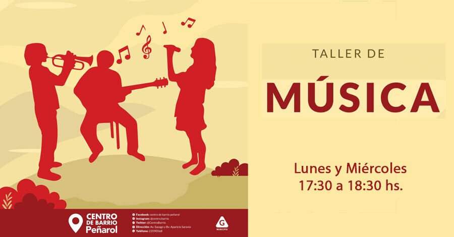 Taller de Música en el Centro de Barrio Peñarol